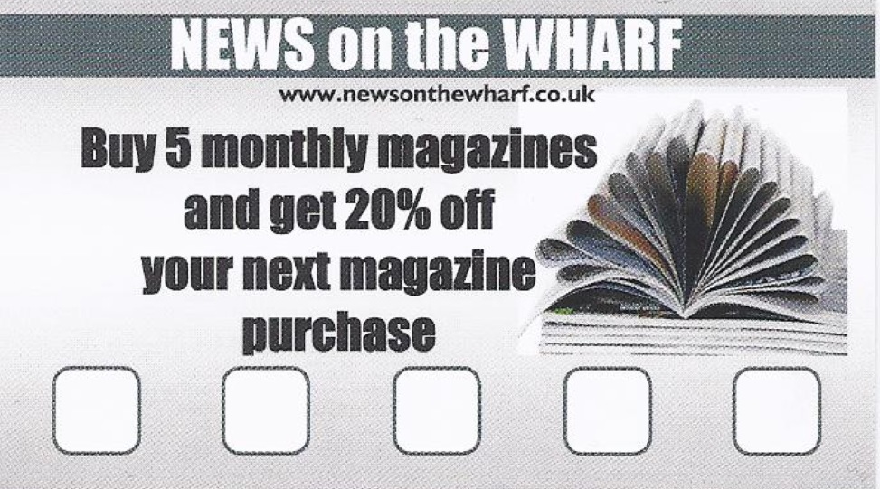 News on the Wharf loyalty card front